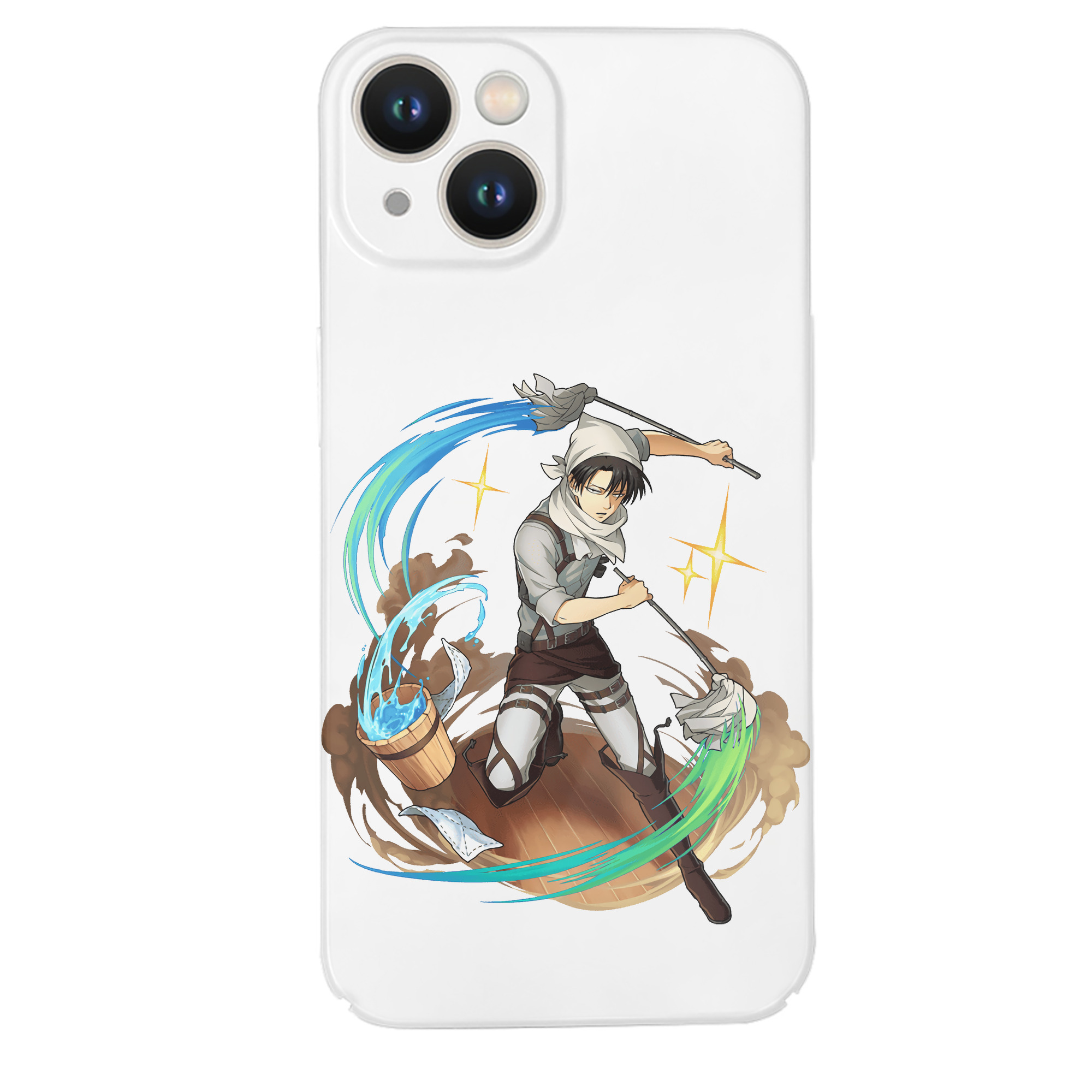 （画像用） 進撃の巨人 リヴァイ·アッカーマン Attack on Titan Levi Ackerman 【iPhone 14シリーズ対応】ハードケース
